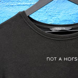 not a horse - Men T-Shirt hanger details