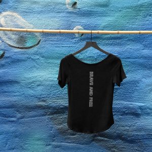 Women Shirt – brave and free - hanger back
