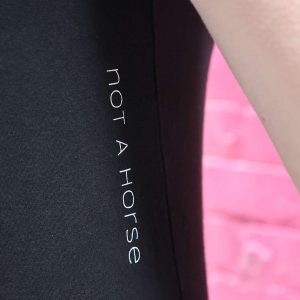 not a horse - Women Shirt – Model wall side detail