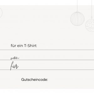 Alternative view of Wertgutschein Shirt oder Top (Digital und zum Ausdrucken)